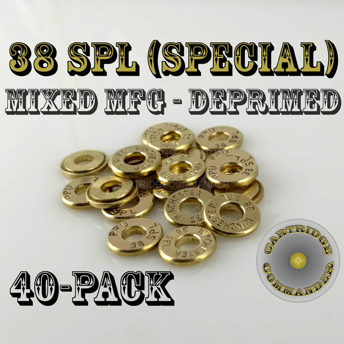 bullet jewelry slice 38 special caliber headstamp 40 pack