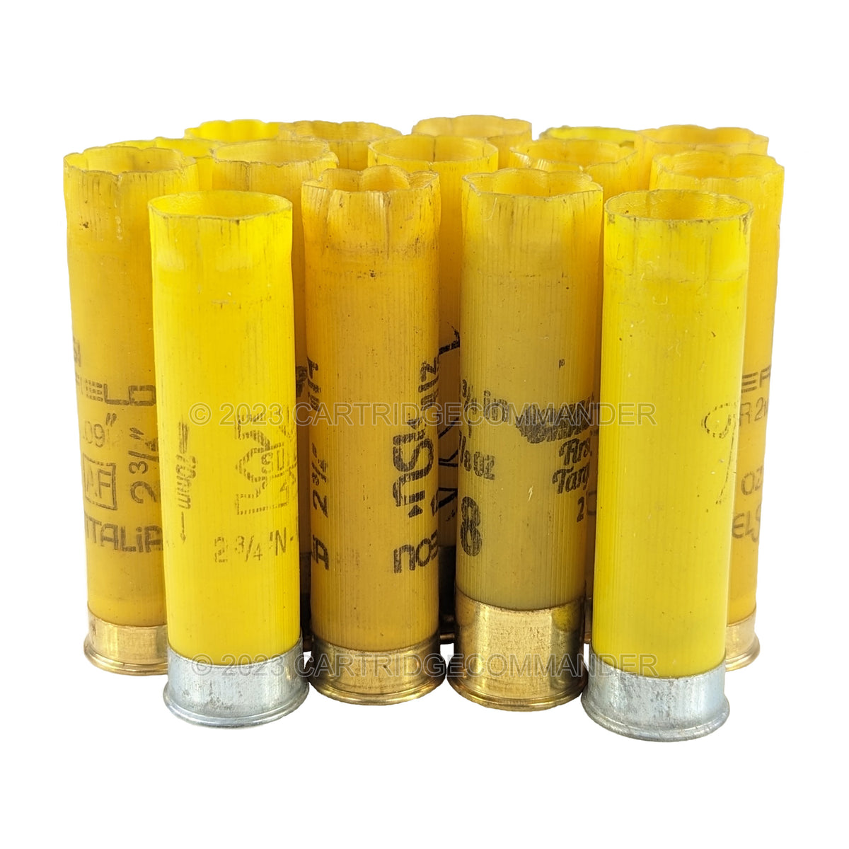 20 Inch Shell Empty 20 gauge shotgun shells 2-3/4 inch hulls - YELLOW - DIY craft ...