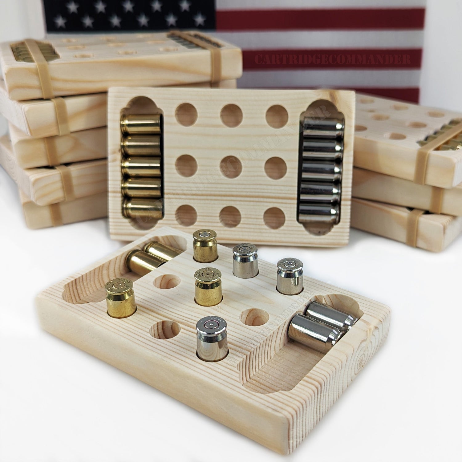 Tic Tac Toe Bullet Board Game .45ACP