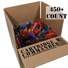 Load image into Gallery viewer, 450-pack box of empty 12 gauge shotgun shells / hulls, mixed colors